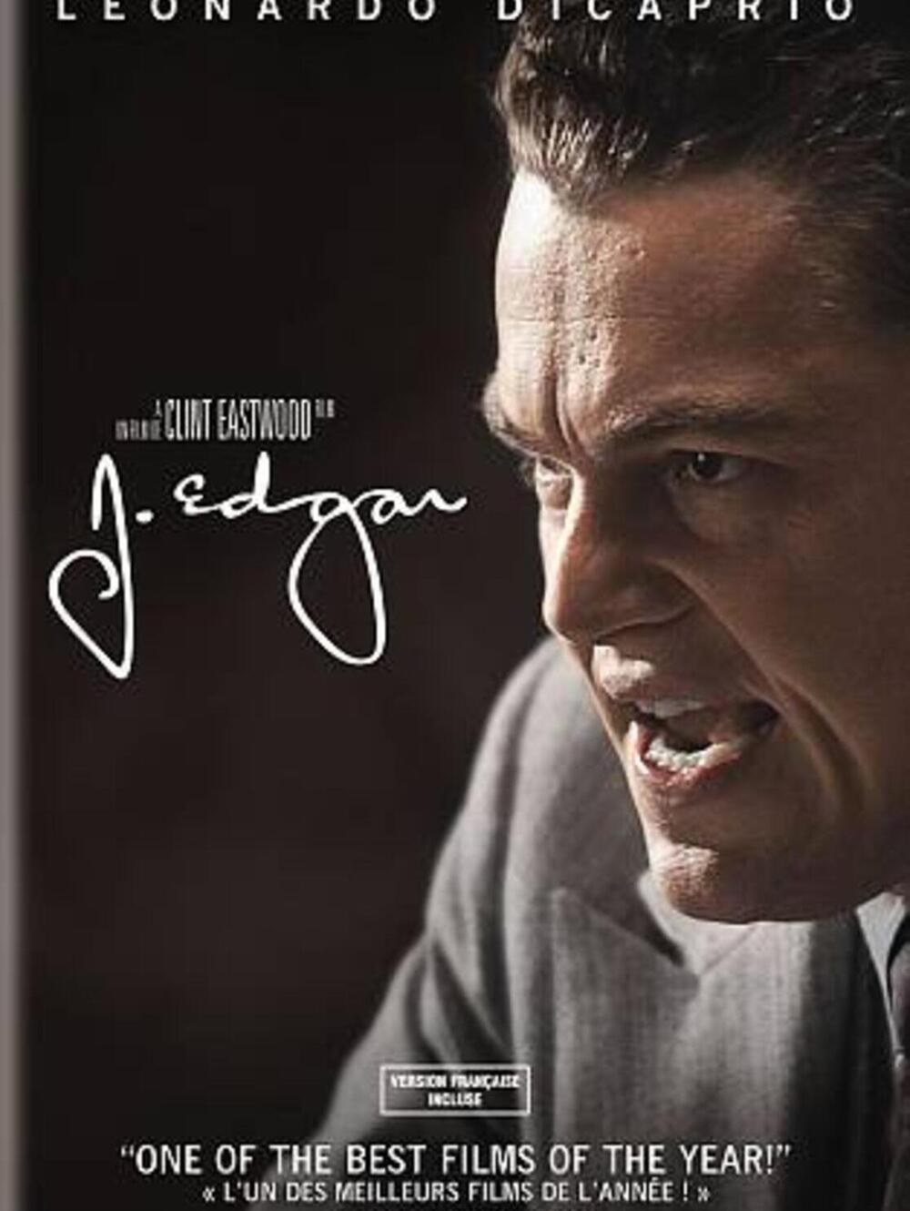J. Edgar (DVD Widescreen) Leonardo Dicaprio A Clint Eastwood Film New Sealed